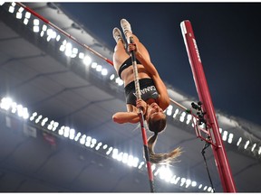 Canada's Alysha Newman in action (Reuters file)