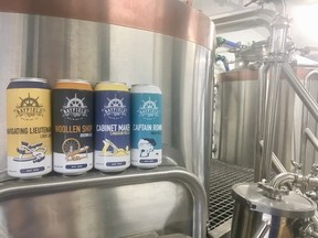 Bayfield Brewing Company, one of six independent small town craft breweries along Lake Huron from Bayfield to Southampton, has four core beers each named for local history.