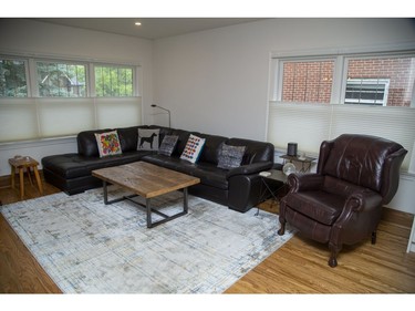 Living room at 3 Franklin Avenue renovated by Riverside Construction in London, Ont. on Thursday September 12, 2019.  (Derek Ruttan/The London Free Press)