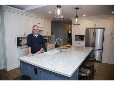 Kitchen at 51 Cowan Ave. was renovated by Millennium Construction and Design Inc. in London, Ont. (Derek Ruttan/The London Free Press)