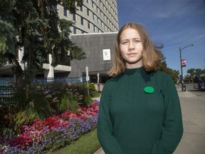 Genevieve Langille, a student a Central High School, has organized a global climate strike for students in London, Ont. She is encouraging students across the city to leave their classes on Friday and demand action on climate change during a rally at city hall. She was photographed on Tuesday. Derek Ruttan/The London Free Press/Postmedia Network
