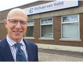 Michael van Holst is stepping back from his Ward 1 duties to run for the Conservatives in the upcoming federal election for the London-Fanshawe riding.  Photograph taken on Wednesday September 4, 2019.  (Mike Hensen/The London Free Press)