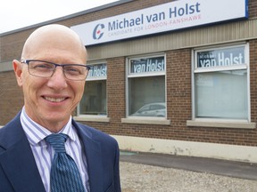 Coun. Michael van Holst is stepping back from his Ward 1 duties to run for the Conservatives in the upcoming federal election for the London-Fanshawe riding. Photograph taken on Wednesday September 4, 2019.  Mike Hensen/The London Free Press
