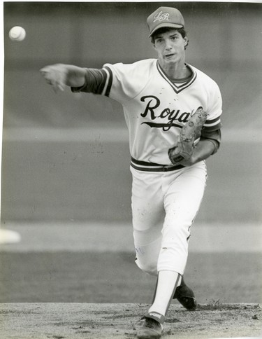 Mike Lumley, Intercounty Baseball league player, 1987. (London Free Press files)