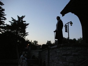 There are plenty of scary tales on the Ghosts of Stratford Theatrical Walking Tour. (Nicholas Russon photo)