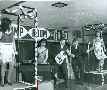 Kathy Lynn and Her Playboys at the Brass Rail, July 28, 1965. (London Free Press files)