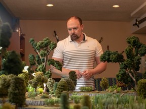 Robert Wardhaugh has been playing the same game of Dungeons and Dragons for almost 38 years. He has 50 friends around the world who travel to London to play a never-ending campaign of the popular tabletop roleplaying game. (Max Martin, The London Free Press)