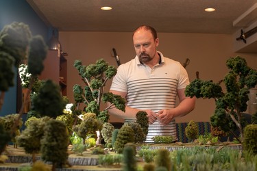 Robert Wardhaugh has been playing the same game of Dungeons and Dragons for almost 38 years. He has 50 friends around the world who travel to London to play a never-ending campaign of the popular tabletop roleplaying game. (MAX MARTIN, The London Free Press)