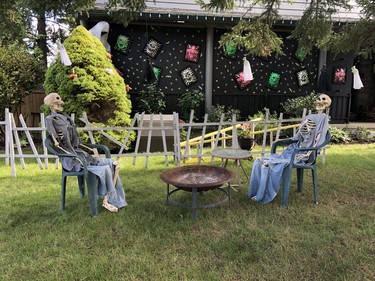 This house on Cranbrook Drive is definitely ready for Halloween. (Photo by Robin Harvey)