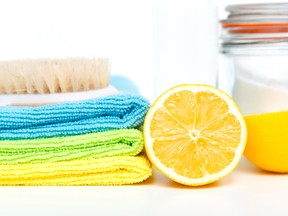 Lemon juice and baking soda are effective home-cleaning tools.