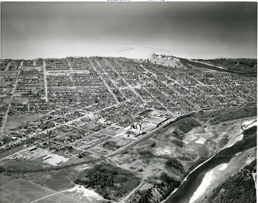 Aerial of Goderich, 1976.  (London Free Press files)