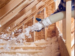 Blown-in insulation in your attic is a simple and energy efficient way to make your home more comfortable throughout the year.