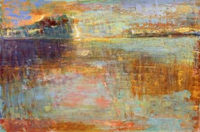 London artist Kim Harrison’s Ice Lake is part of a new exhibition of his work on at Westland Gallery until Nov. 2.