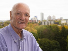 Former Western track and field and cross-country coach Bob Vigars led his team to four straight CIAU cross-country titles in the 80's and will be given a lifetime achievement award during a homecoming celebration Friday. (Mike Hensen/The London Free Press)