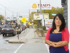 Yadira Barahona will be losing her jewellery shop located at Central Avenue and Adelaide Street as the city needs the land for the Adelaide Street rail underpass.  (Mike Hensen/The London Free Press)