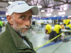 Don Bell of London received help to get permanent housing as the City of London worked on a week-long blitz to get homeless people off the street and into homes. (Mike Hensen/The London Free Press)