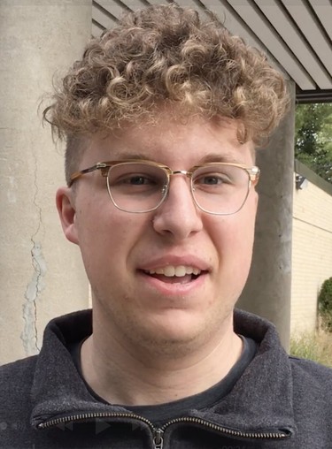 "I voted for the New Democratic Party. I think they have a good vision for Canada." -- Jacob Gibson voted in London West (Derek Ruttan, The London Free Press)