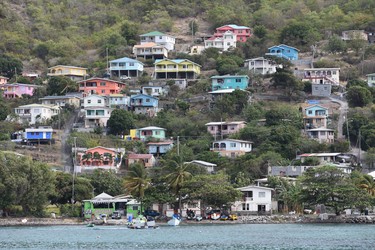 The hills of Bequia are alive with colour, a vibrant view for ferrygoers approaching the island. 

St. Vincent and the Grenadines 2019
BARBARA TAYLOR THE LONDON FREE PRESS/POSTMEDIA NEWS