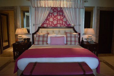 The pretty pink bedroom is lovely to look at and likewise the view of the sparkling turquoise sea from the bed at Mandarin Oriental Canouan.

St. Vincent and the Grenadines 2019
BARBARA TAYLOR THE LONDON FREE PRESS/POSTMEDIA NEWS