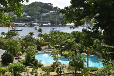 Young Island guests can enjoy a secluded swimming pool just minutes from the  shores of the much larger St. Vincent island.

St. Vincent and the Grenadines 2019
BARBARA TAYLOR THE LONDON FREE PRESS/POSTMEDIA NEWS
