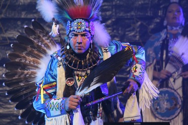 The second annual Atlohsa Peace Awards kicked off with an Indigenous song and dance performance at RBC Place London on Thursday, Nov. 7, 2019. DALE CARRUTHERS / THE LONDON FREE PRESS