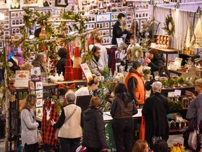 The Seasons Christmas Show in Mississauga is a popular place for shoppers.