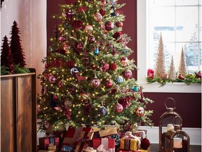 The perfect Christmas tree provides lots of branches for displaying ornaments and is well proportioned to the room where it will be displayed. Photo: CanadianTire.ca