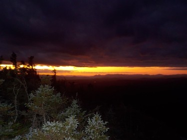 It's an epic sunset strip on the trail crossing into to Maine in September.
IAN NEWTON/Special to Postmedia News
Appalachian Trail 2019