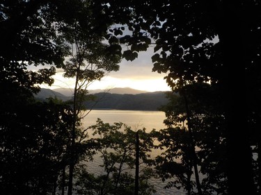 Tennessee's  Smoky Mountains are eyed just beyond Lake Fontana as a new day dawns on the Appalachian Trail. 
IAN NEWTON/Special to Postmedia News
Appalachian Trail 2019