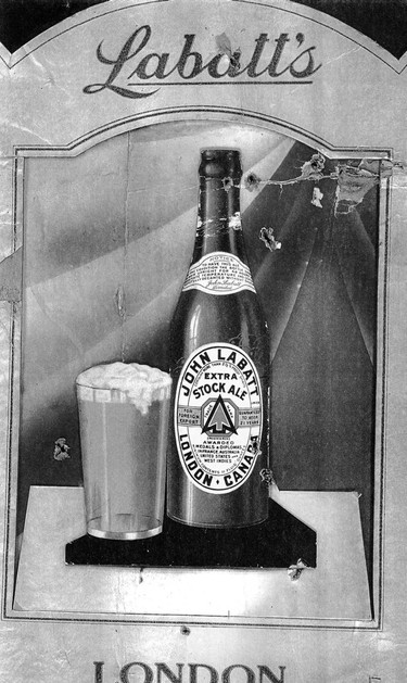 Labatt advertisement, c. 1895 (Courtesy: Brewed in the North: A History of Labatt's)