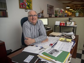 The London Food Coalition has been nominated in the Innovation category of the Pillar Awards. One of its leaders, Doug Whitelaw, was photographed in London, Ont. on Thursday October 31, 2019. Derek Ruttan/The London Free Press/Postmedia Network