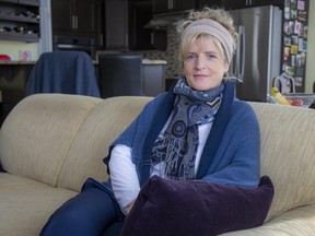 Diane Yeo was asleep in her home at 45 Blackfriars Street when a car crashed into her living room on October 27. (Derek Ruttan/The London Free Press)