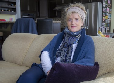 Diane Yeo was asleep in her home at 45 Blackfriars Street when a car crashed into her living room on October 27. (Derek Ruttan/The London Free Press)