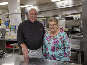 Executive chef Nick Gucanin Gazibaric and Brenda Ryan operate an adaptive cooking program at Best Western Lamplighter Inn in London. Derek Ruttan/The London Free Press