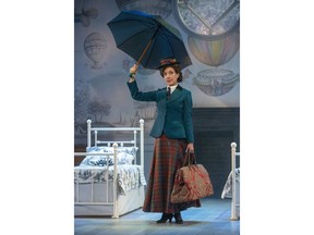 London native Deborah Hay stars in the Grand Theatre's production of Mary Poppins, on until Dec. 29.  (Derek Ruttan/The London Free Press)