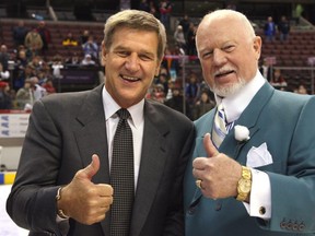 Bobby Orr and Don Cherry in Ottawa, Ont. in 2006