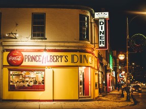 Prince Albert's Diner along Richmond Street in downtown London (Max Martin/Special to The Free Press)