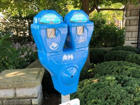 Kindness Meters can be found in Victoria park. (ROBIN HARVEY, The London Free Press)