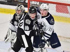 Rimouski Oceanic’s Alexis Lafreniere (right) is the frontrunner to be taken first overall in the 2020 NHL draft and is the only slam dunk to make this year’s junior team. (Getty Images)