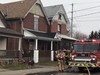 London firefighters fought a Thursday morning at a house fire at 71 Adelaide St. N., just south of Hamilton Road. No one was hurt in the fire, which broke out shortly after 11 a.m. Jonathan Juha/The London Free Press