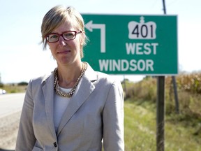 Alysson Storey, founder of the Build the Barrier advocacy group, says she welcomes new details on plans to upgrade Highway 401 between Tilbury and London, including concrete median barriers, but wants the province to move faster. (Files)