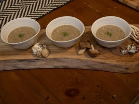 Mushroom soup at Jill's Table. (Derek Ruttan/The London Free Press)