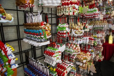 Yours, Mine and Ours was one the vendors displaying Christmas tree ornaments at the 40th Annual Christmas Craft Event at the Western Fair Agriplex  in London, Ont. on Sunday December 1, 2019.  Derek Ruttan/The London Free Press/Postmedia Network