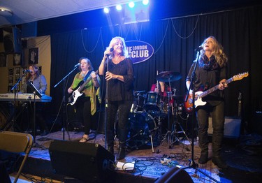 The SheWolves of London perform during a sold-out show at the London Music Club in London, Ont., on Thursday Dec. 5, 2019. Derek Ruttan/The London Free Press