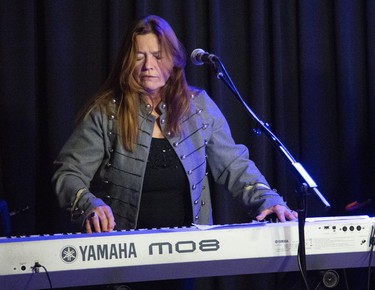 Chuckee Zehr plays the keyboard with The SheWolves of London during a sold out show at the London Music Club in London, Ont. on Thursday December 5, 2019. Derek Ruttan/The London Free Press/Postmedia Network