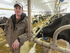 Strathroy area dairy farmer Andrew Campbell says the proposed provincial trespassing law suggested for animal activists is a good start to keep farms and farmers' homes safe (Mike Hensen/The London Free Press)
