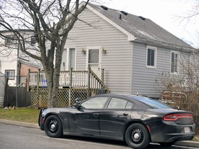 A man and a woman were found dead Tuesday morning at a home at 53 Woodhouse Street in Simcoe. Norfolk OPP are monitoring the scene while awaiting results of a post-mortem examination.