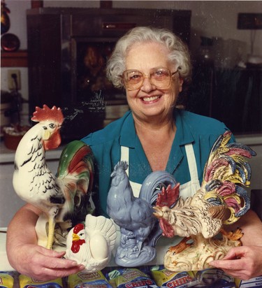 Eunice Nixon, owner-operator of Village Barbecue Chicken on Wortley Road, 1989. (London Free Press files)