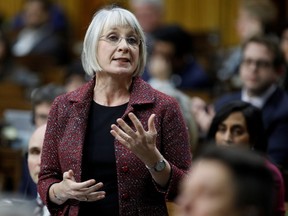 Canada's Minister of Health Patty Hajdu speaks during Question Period in the House of Commons on Parliament Hill in Ottawa, Ontario, Canada December 10, 2019.  (REUTERS/Blair Gable)