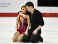 Kirsten Moore-Towers and Michael Marinaro perform in the senior pair free program during the 2020 Canadian figure skating championship at Paramount Fine Foods Centre in Mississauga, Ont., on Saturday, Jan. 18, 2020. (Eric Bolte-USA TODAY)